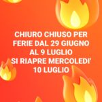 CHIUSURA PER FERIE LAGO DI CHIURO